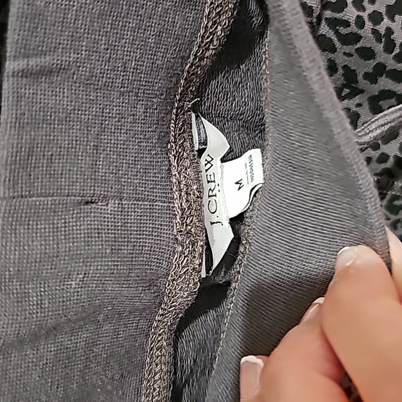 J. Crew Size Medium Leopard Print Sweatshirt and Sweatpants Bundle - like new - Picture 11 of 11